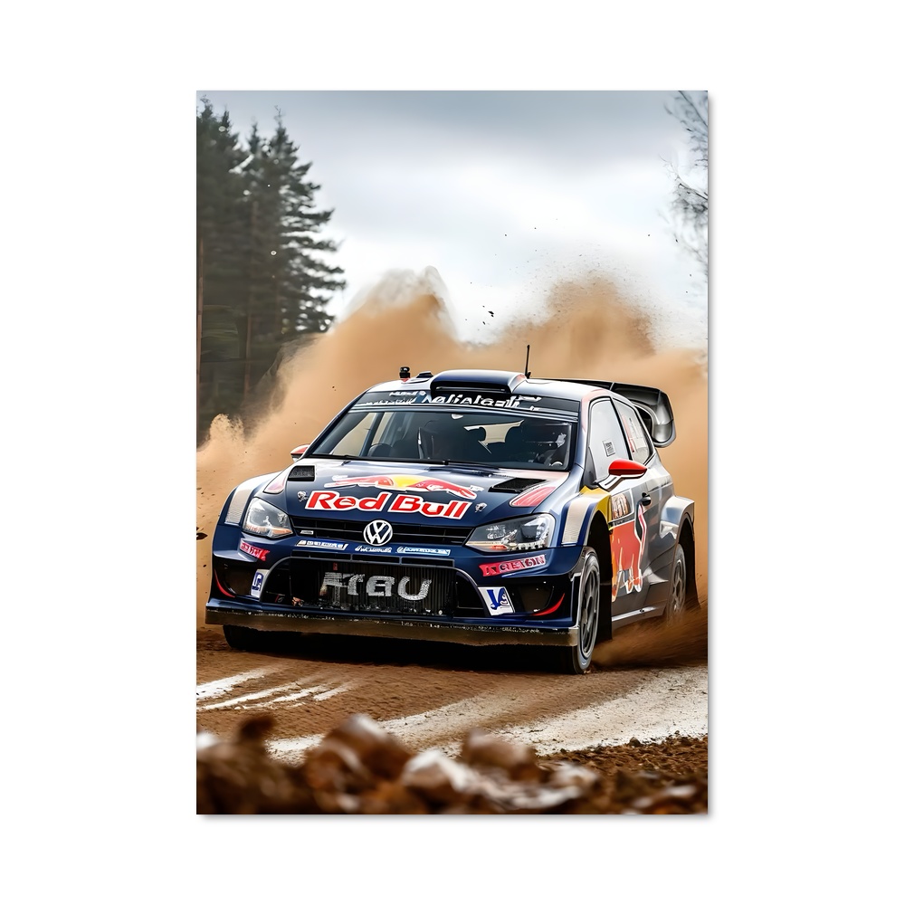 Poster Polo wrc éclatant